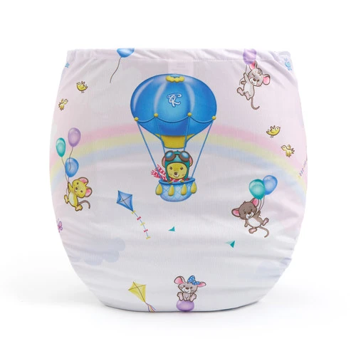 Back of Adult Pocket Diaper.