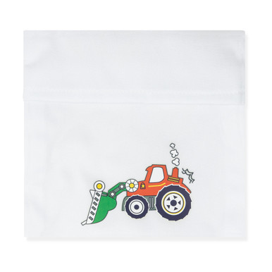 Printed Pacifier Storage Pouch - Tractor