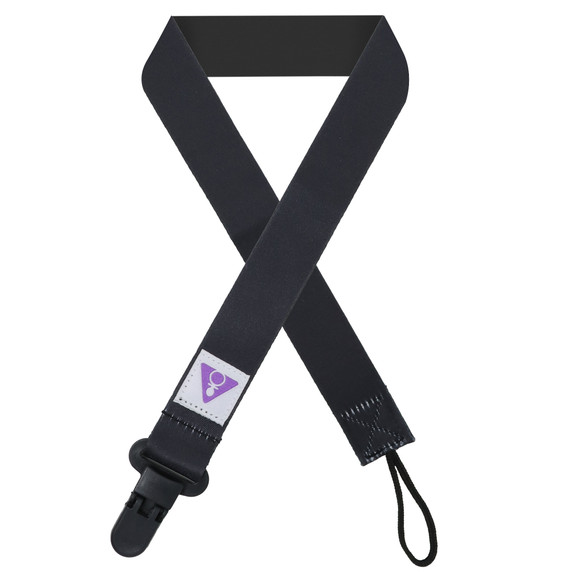Black Pacifier Clip.