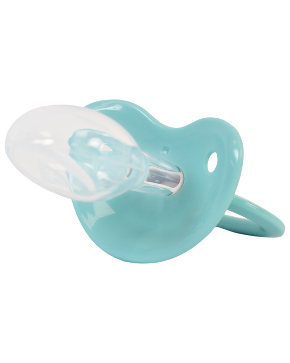 Splash dog pacifier with size 8 nipple