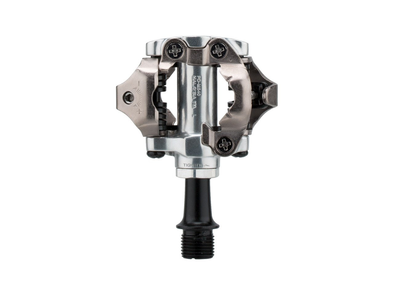 SHIMANO PD-M540 シルバー Shimano PD-M540 Silver Pedals - BikeShoes.com - Free 3 day