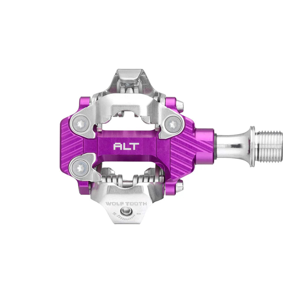 Wolf Tooth ALT XC Pedals Ultraviolet Purple - BikeShoes.com - Free