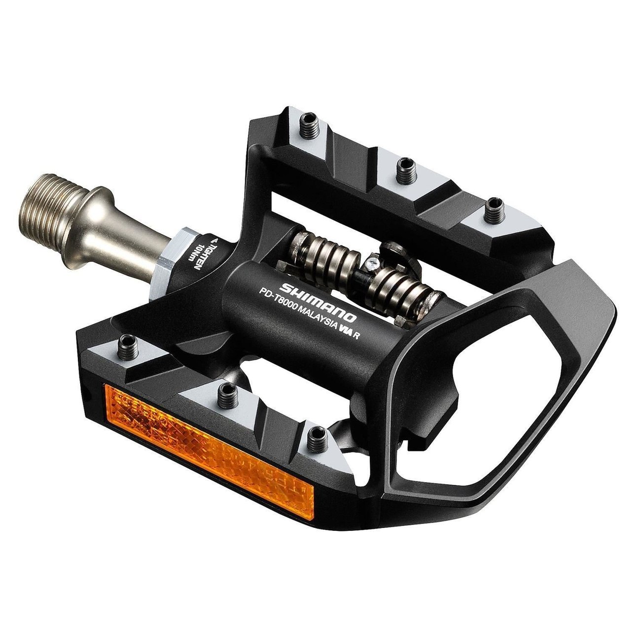 パーツ SHIMANO PD T8000 DeoreXT Shimano Deore XT PD-T8000 SPD Platform Pedal (Black