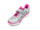 Giro Whynd Women's Touring/Indoor Cycling Shoes  Silver/Rhodamine Red Front Left