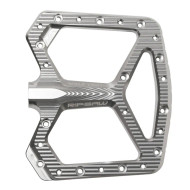 Wolf Tooth Ripsaw Aluminum Pedals Raw Silver