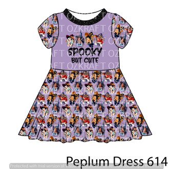 Peplum Dress Panel 614