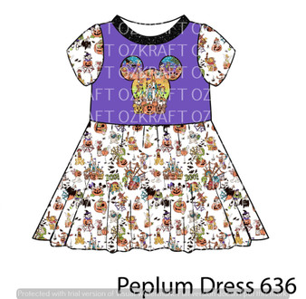 Peplum Dress Panel 636