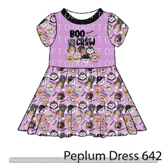Peplum Dress Panel 642