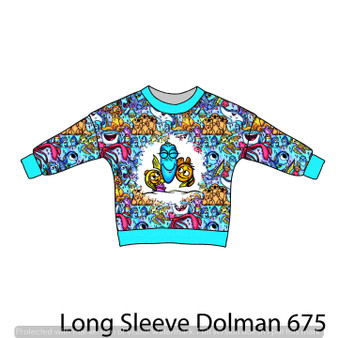 LONG SLEEVE Dolman panel 675