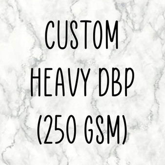 Custom Heavy DBP Fabric 1 yard (250 GSM) back in stock 2/22