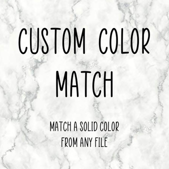 Custom Color Cordinating Yard