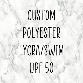 Custom Polyester Lycra/Swim