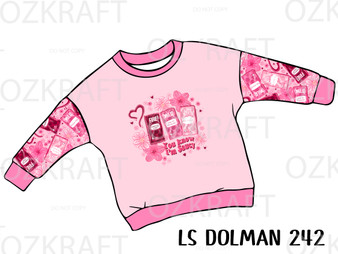 LONG SLEEVE Dolman panel 242