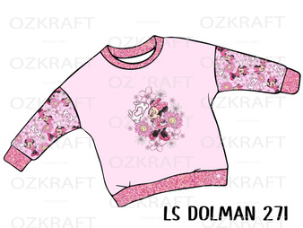 LONG SLEEVE Dolman panel 271