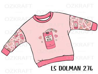 LONG SLEEVE Dolman panel 276