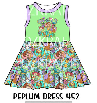 Peplum Dress Panel 452