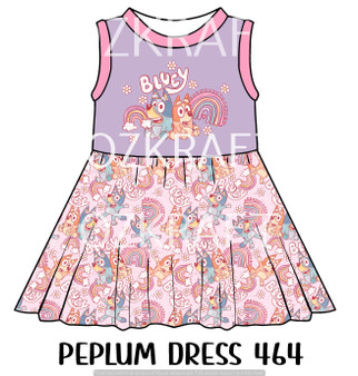 Peplum Dress Panel 464