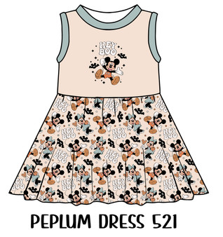 Peplum Dress Panel 521