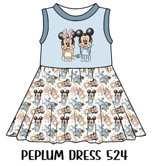 Peplum Dress Panel 524