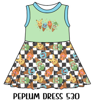 Peplum Dress Panel 530