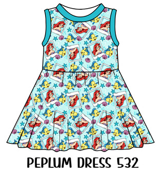 Peplum Dress Panel 532