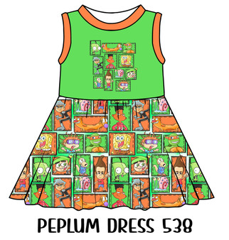 Peplum Dress Panel 538