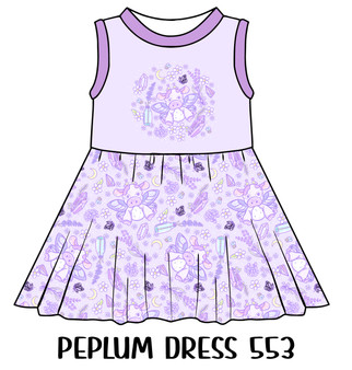 Peplum Dress Panel 553