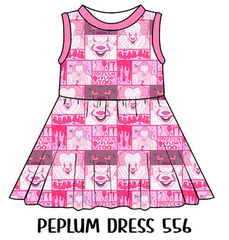 Peplum Dress Panel 556