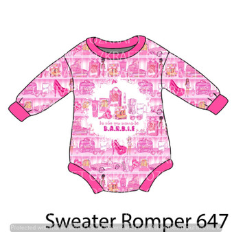 Sweater Romper 647
