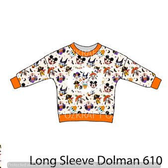 LONG SLEEVE Dolman panel 610