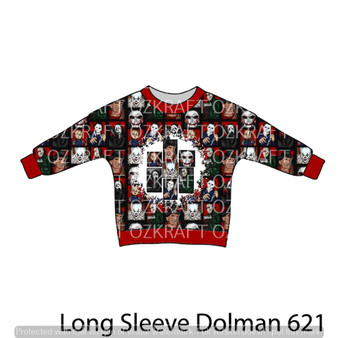 LONG SLEEVE Dolman panel 621