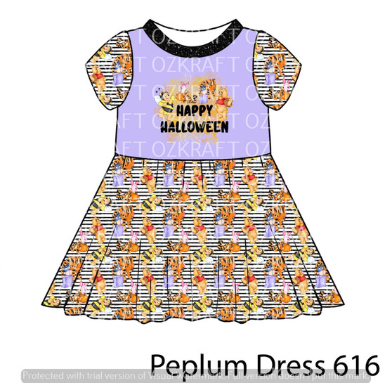 Peplum Dress Panel 616