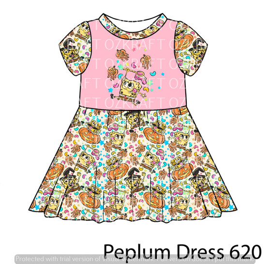 Peplum Dress Panel 620