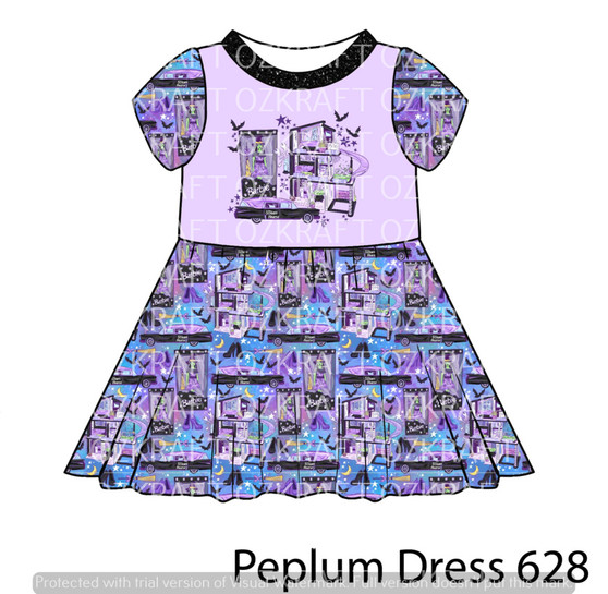 Peplum Dress Panel 628