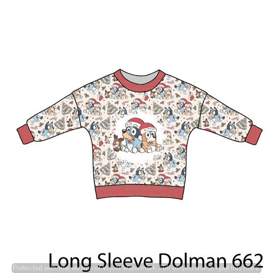 LONG SLEEVE Dolman panel 662