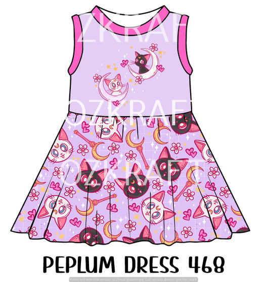 Peplum Dress Panel 468