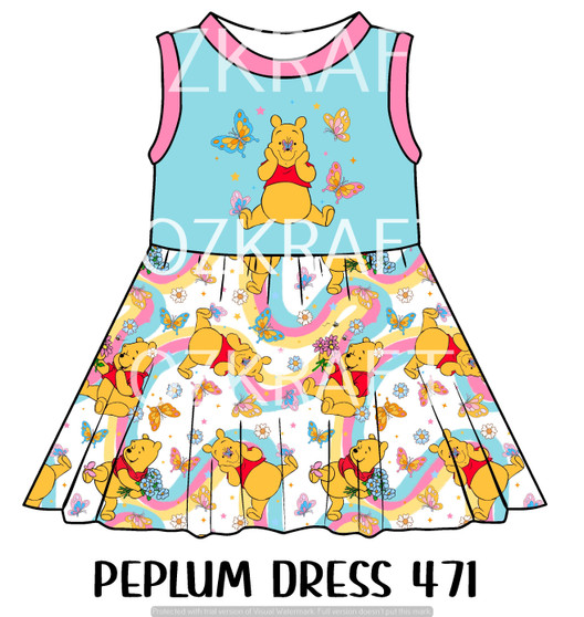 Peplum Dress Panel 471