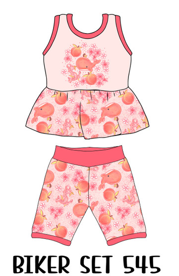 Biker/Peplum set 545