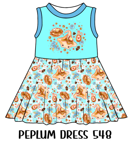 Peplum Dress Panel 548