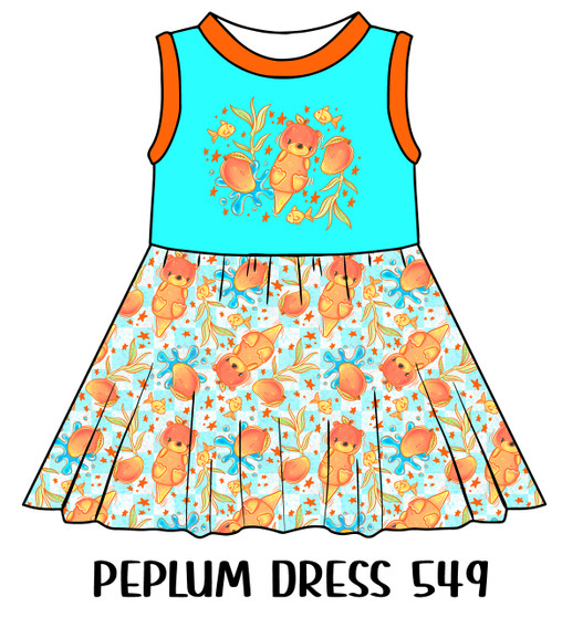 Peplum Dress Panel 549