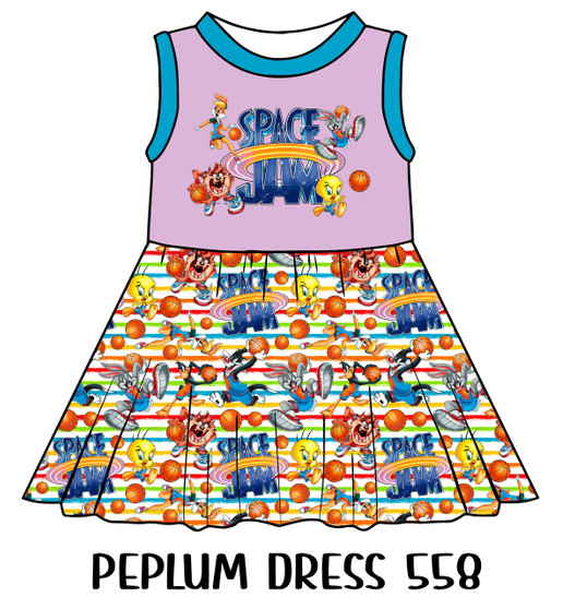 Peplum Dress Panel 558
