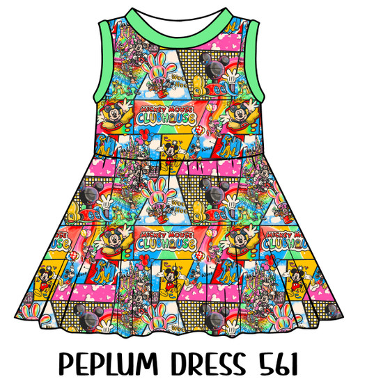 Peplum Dress Panel 561