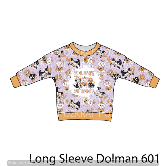 LONG SLEEVE Dolman panel 601