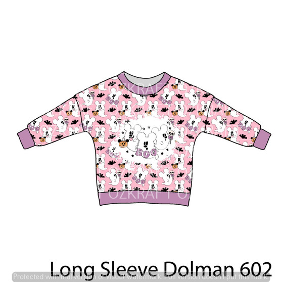 LONG SLEEVE Dolman panel 602