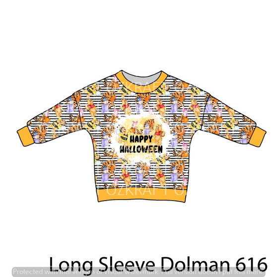 LONG SLEEVE Dolman panel 616