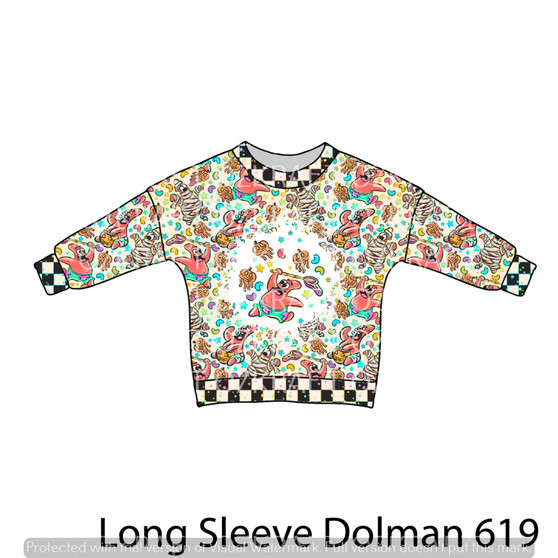 LONG SLEEVE Dolman panel 619