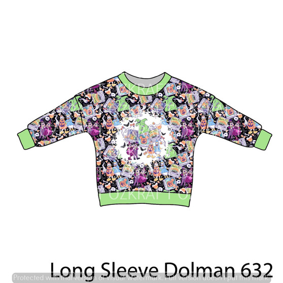 LONG SLEEVE Dolman panel 632