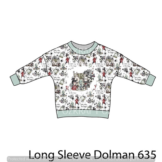 LONG SLEEVE Dolman panel 635