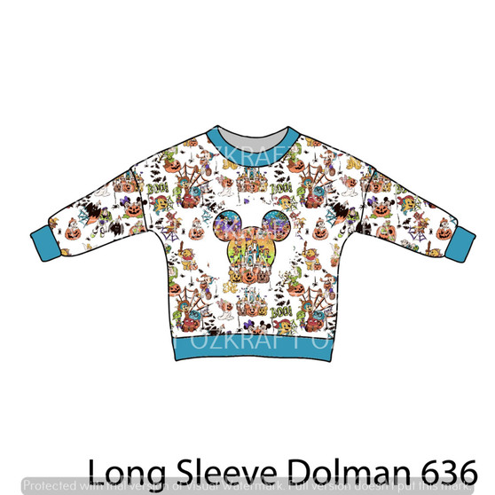 LONG SLEEVE Dolman panel 636