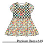 Peplum Dress Panel 619